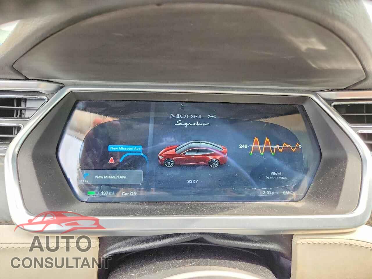 TESLA MODEL S 2012 - 5YJSA1DP6CFS00227