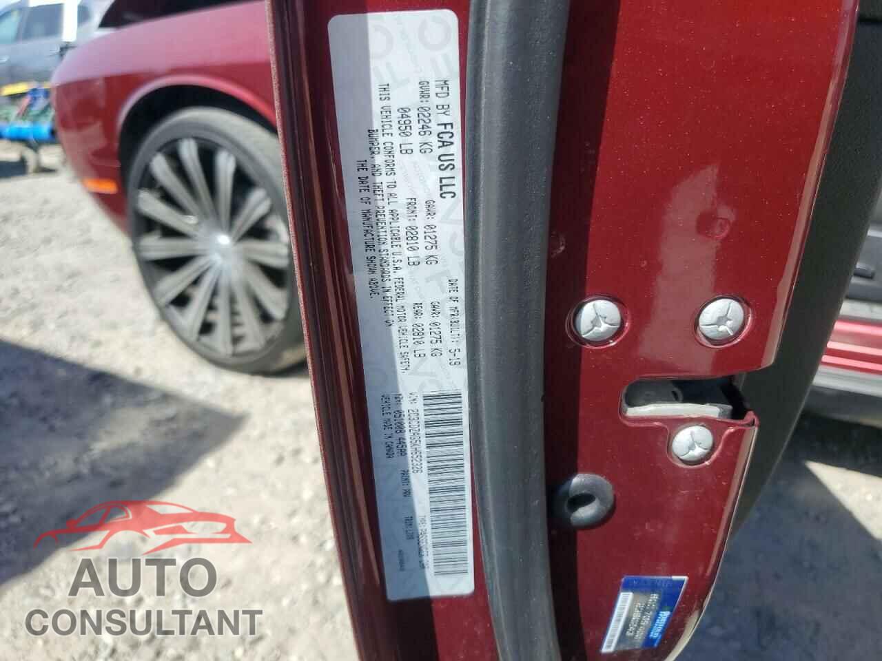 DODGE CHALLENGER 2019 - 2C3CDZAG5KH652326