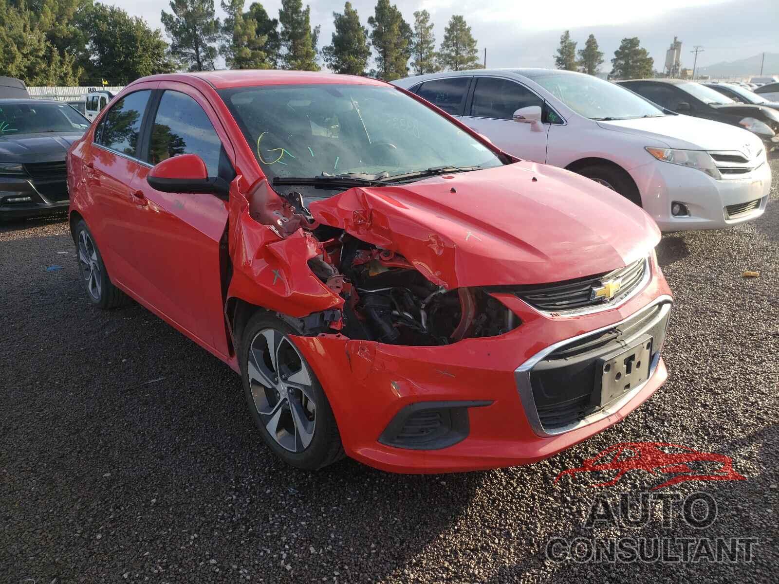 CHEVROLET SONIC 2017 - 1G1JF5SB2H4136254