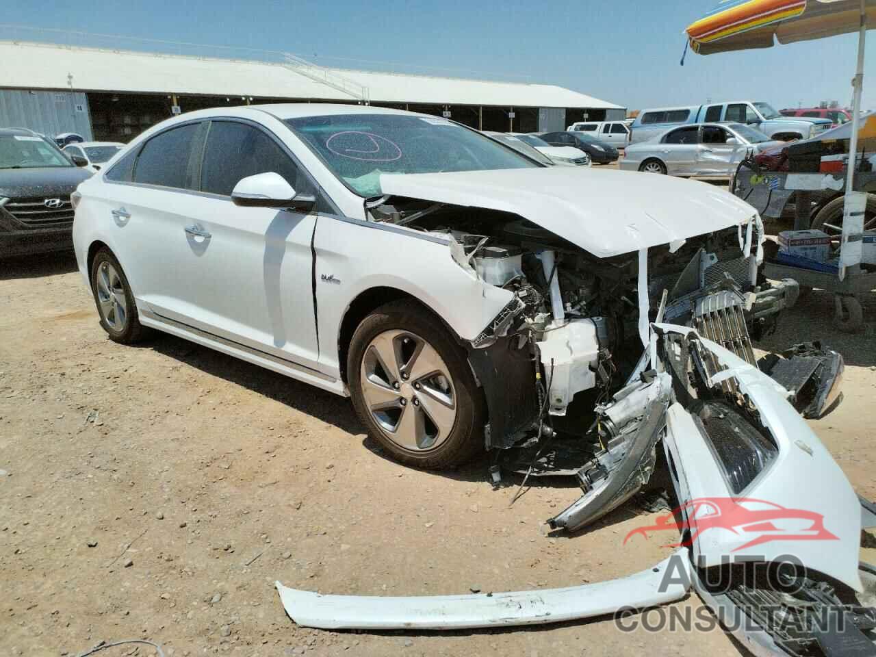 HYUNDAI SONATA 2017 - KMHE14L21HA066145