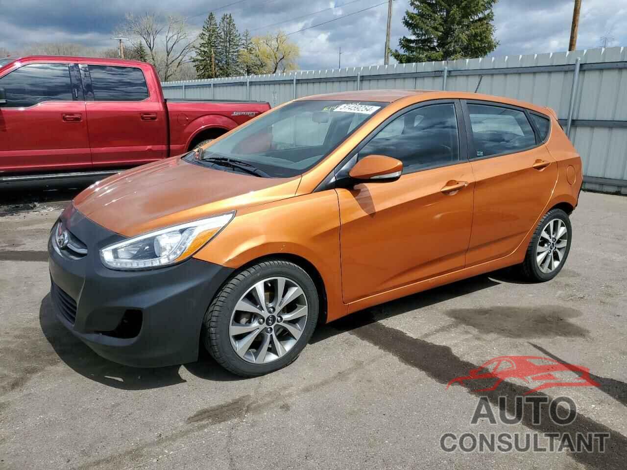 HYUNDAI ACCENT 2016 - KMHCU5AE4GU272977