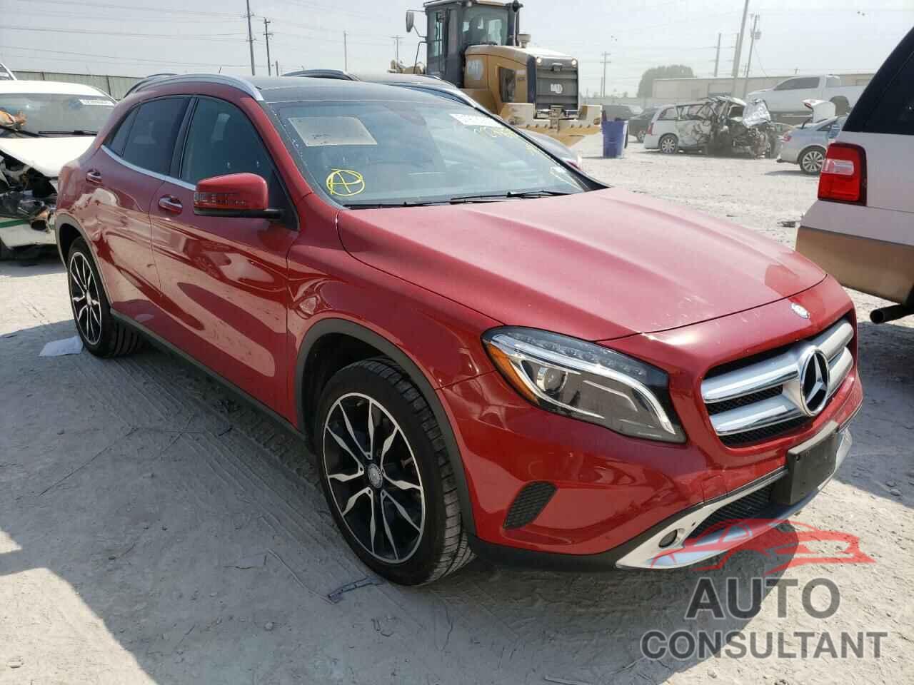 MERCEDES-BENZ GLA-CLASS 2016 - WDCTG4GBXGJ227878