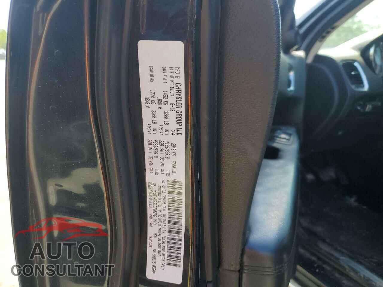 DODGE DURANGO 2013 - 1C4RDHDG3DC700276