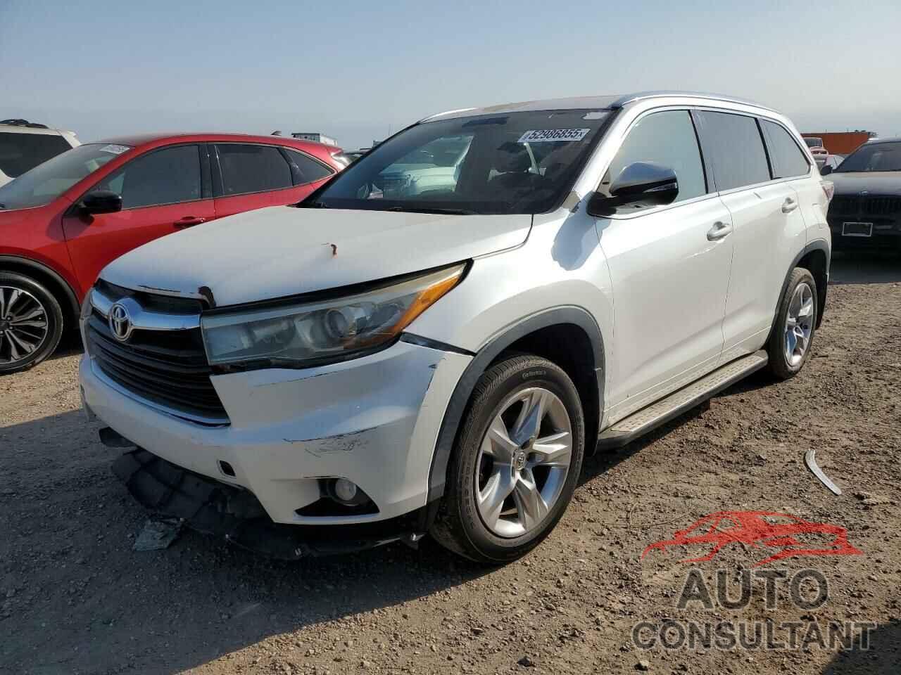 TOYOTA HIGHLANDER 2015 - 5TDYKRFH5FS105959
