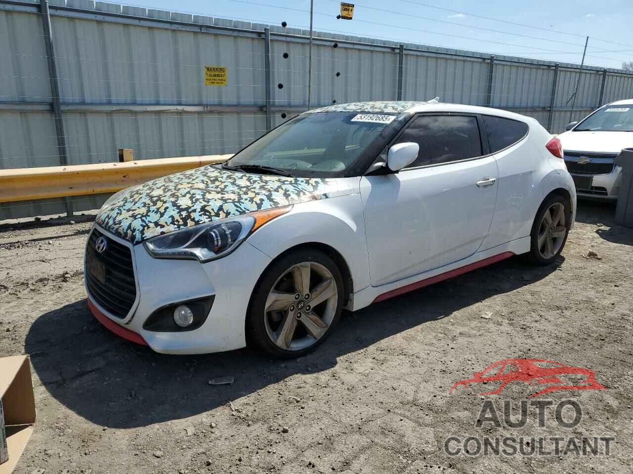 HYUNDAI VELOSTER 2013 - KMHTC6AE0DU130971