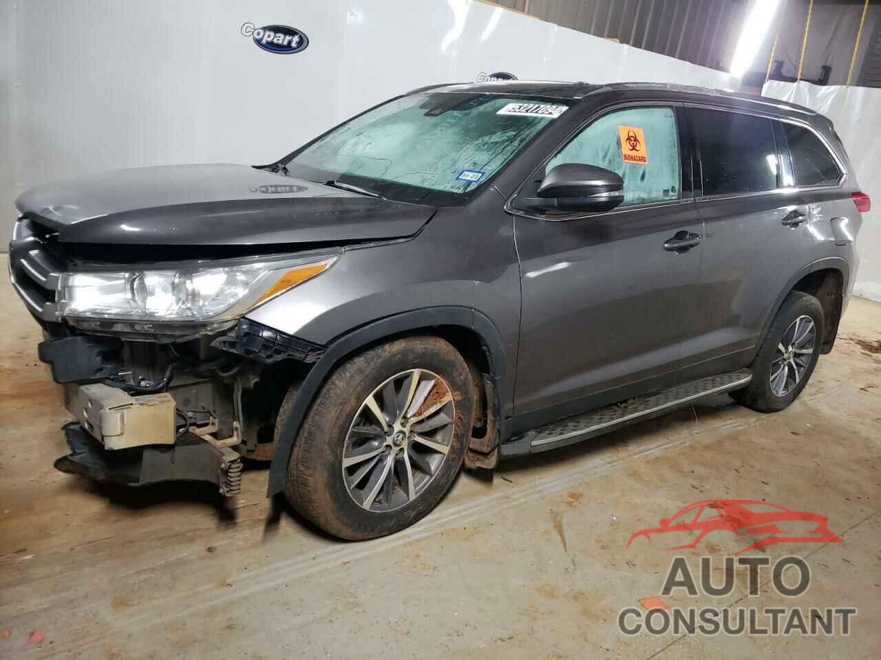 TOYOTA HIGHLANDER 2019 - 5TDKZRFH2KS562465