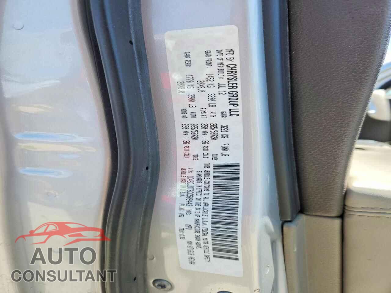 DODGE DURANGO 2013 - 1C4SDJDT8DC509443