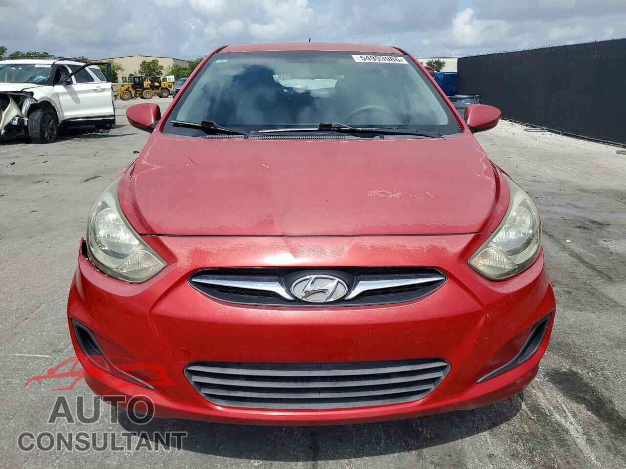 HYUNDAI ACCENT 2012 - KMHCT5AEXCU005565