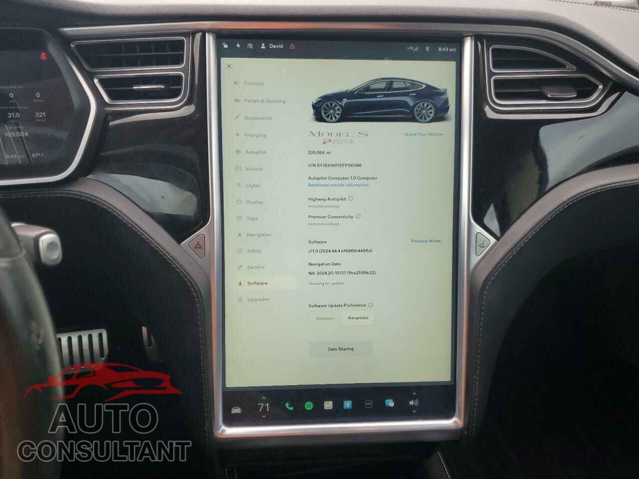TESLA MODEL S 2014 - 5YJSA1H11EFP56096