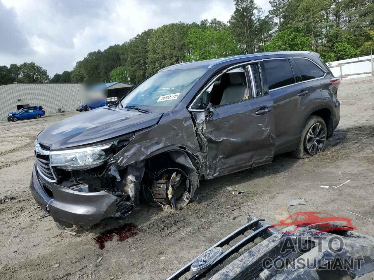 TOYOTA HIGHLANDER 2016 - 5TDJKRFH3GS304866