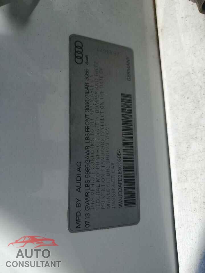 AUDI ALL OTHER 2014 - WAUD2AFD2EN003954