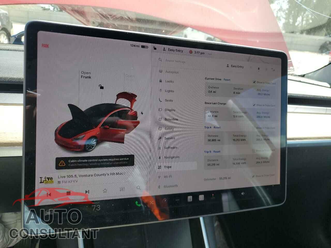 TESLA MODEL 3 2018 - 5YJ3E1EBXJF087861