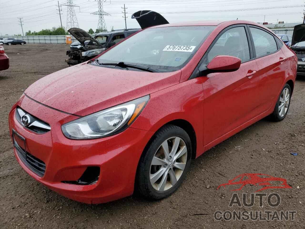 HYUNDAI ACCENT 2013 - KMHCU4AE7DU282196