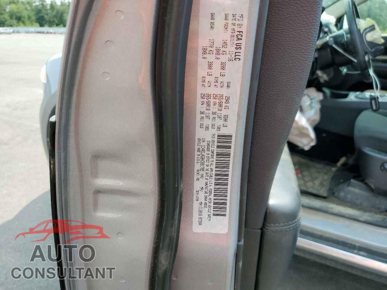 DODGE DURANGO 2017 - 1C4RDJAG8HC691785