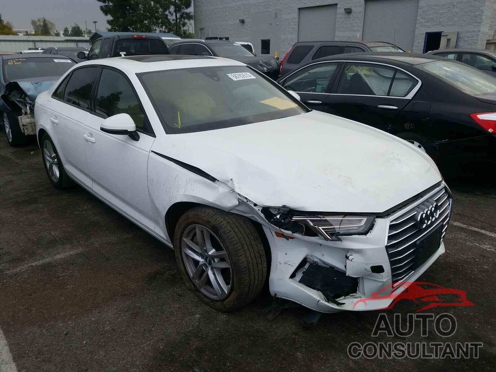 AUDI A4 2017 - WAUGNAF49HN061455