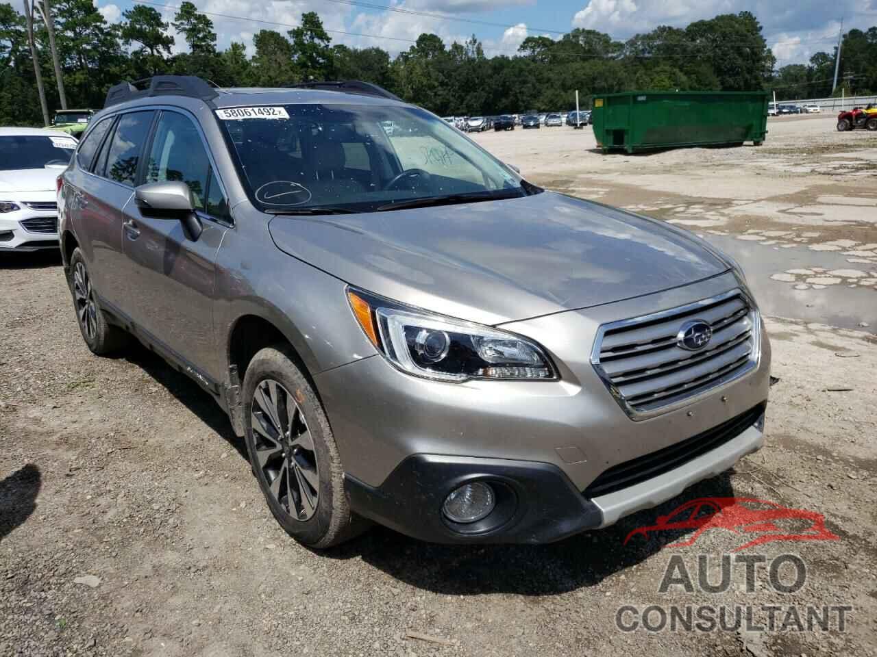 SUBARU OUTBACK 2016 - 4S4BSBLCXG3315512
