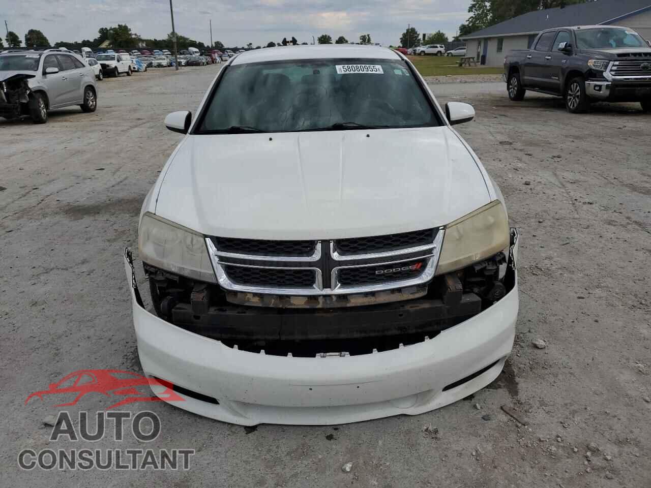 DODGE AVENGER 2012 - 1C3CDZCB3CN224118
