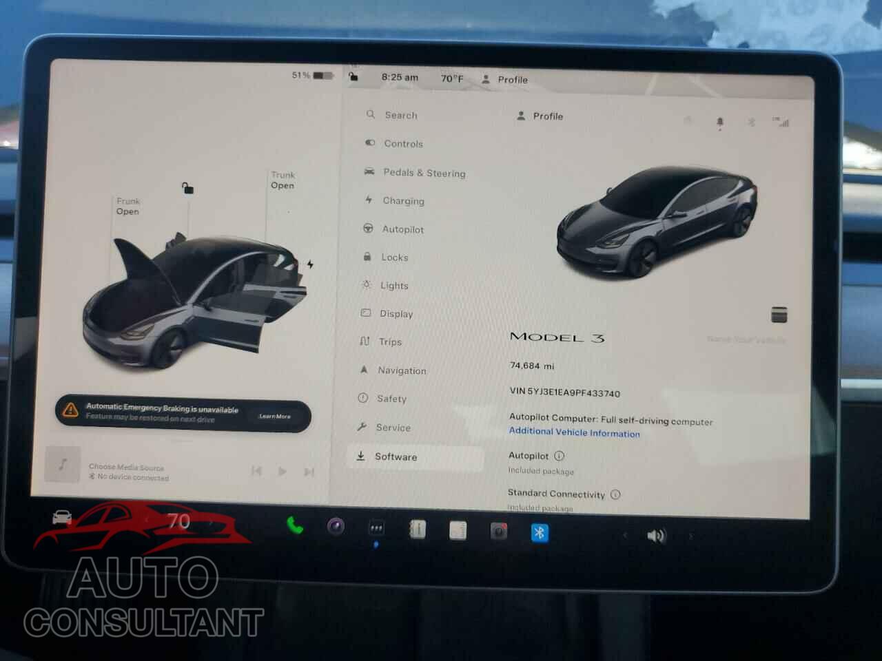 TESLA MODEL 3 2023 - 5YJ3E1EA9PF433740