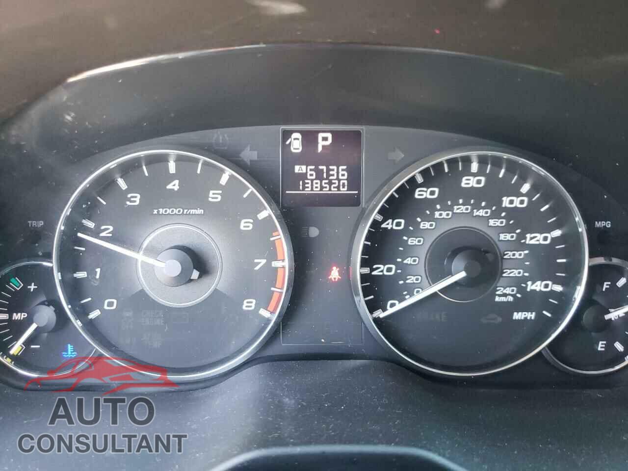 SUBARU OUTBACK 2012 - 4S4BRBCC5C3209961