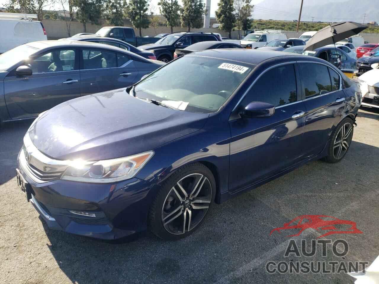 HONDA ACCORD 2017 - 1HGCR2F58HA085808