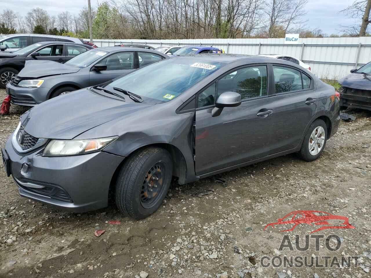 HONDA CIVIC 2013 - 19XFB2F54DE293546