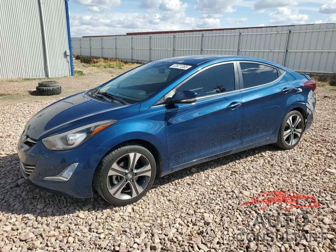 HYUNDAI ELANTRA 2014 - KMHDH4AH4EU160979