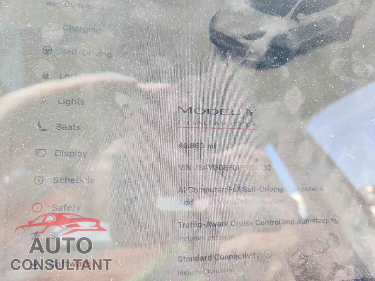 TESLA MODEL Y 2023 - 7SAYGDEF0PF850132