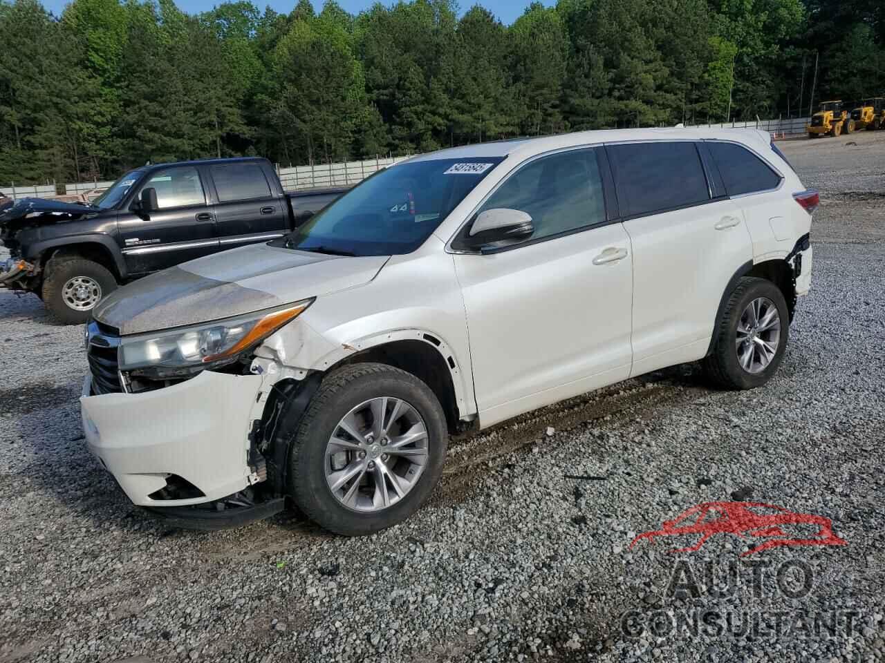 TOYOTA HIGHLANDER 2015 - 5TDKKRFH7FS044538