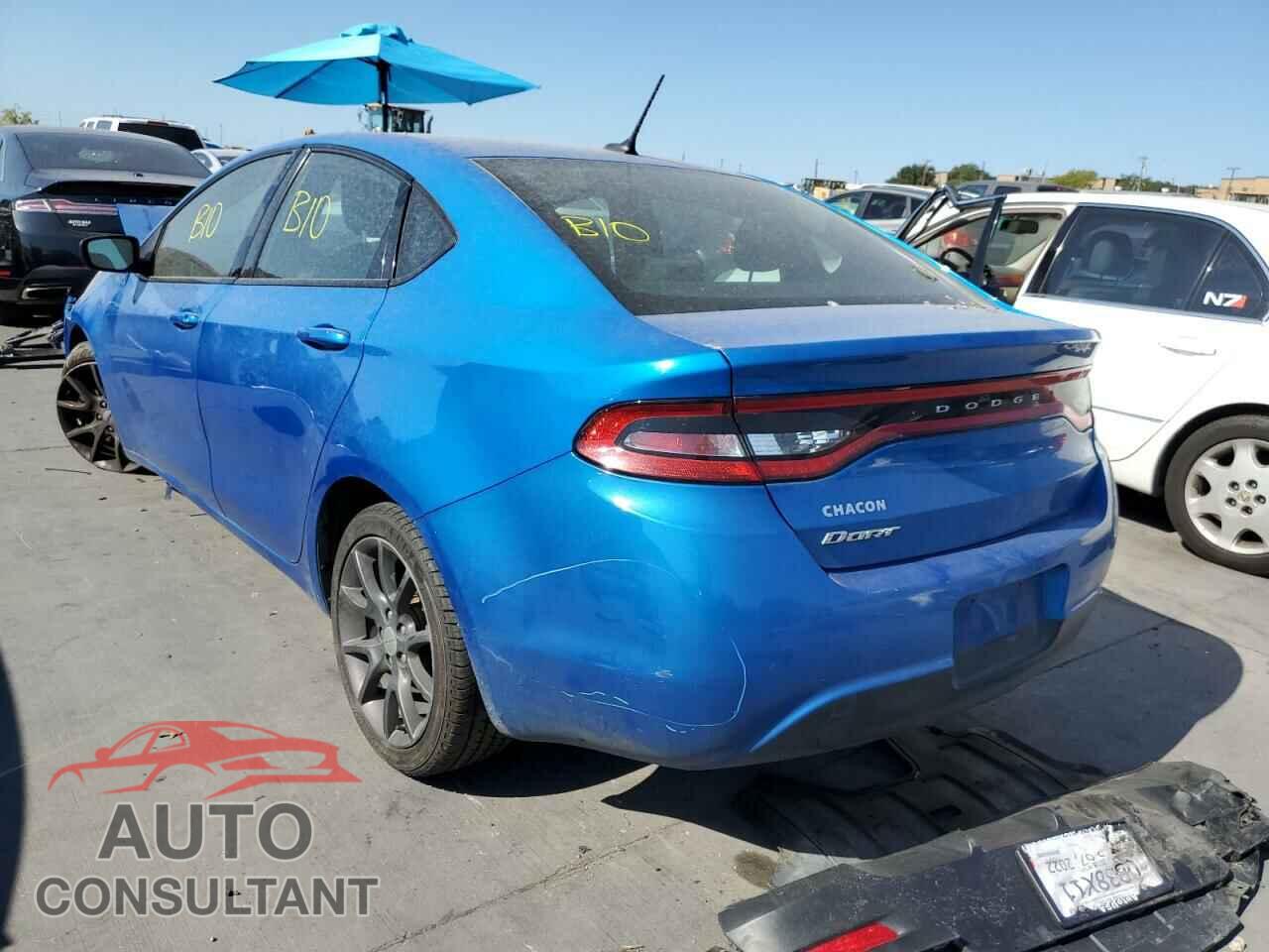 DODGE DART 2016 - 1C3CDFAA8GD668180