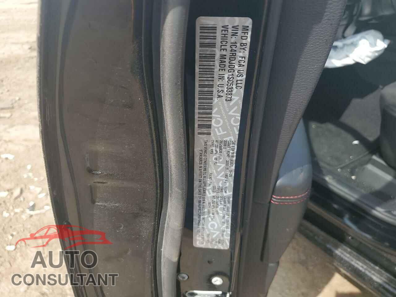DODGE DURANGO 2025 - 1C4RDJDG1SC533873
