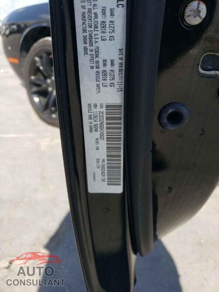 DODGE CHALLENGER 2016 - 2C3CDZAG6GH145622