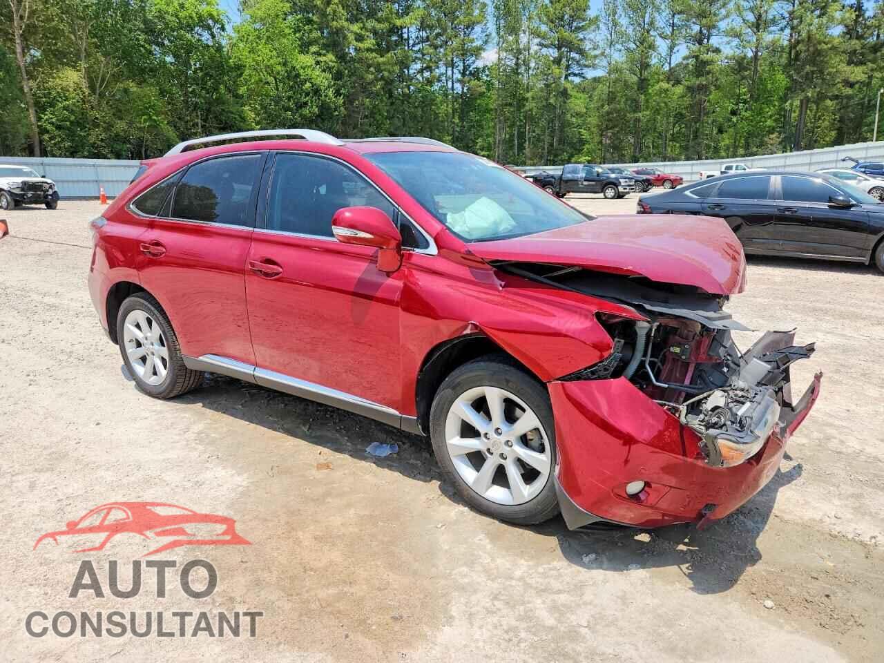 LEXUS RX350 2012 - 2T2ZK1BA5CC078972