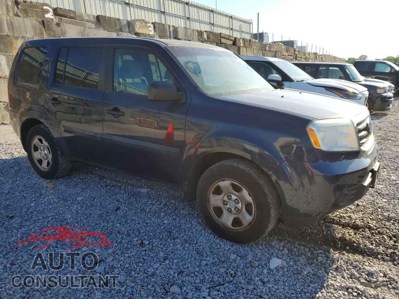 HONDA PILOT 2012 - 5FNYF4H25CB005781