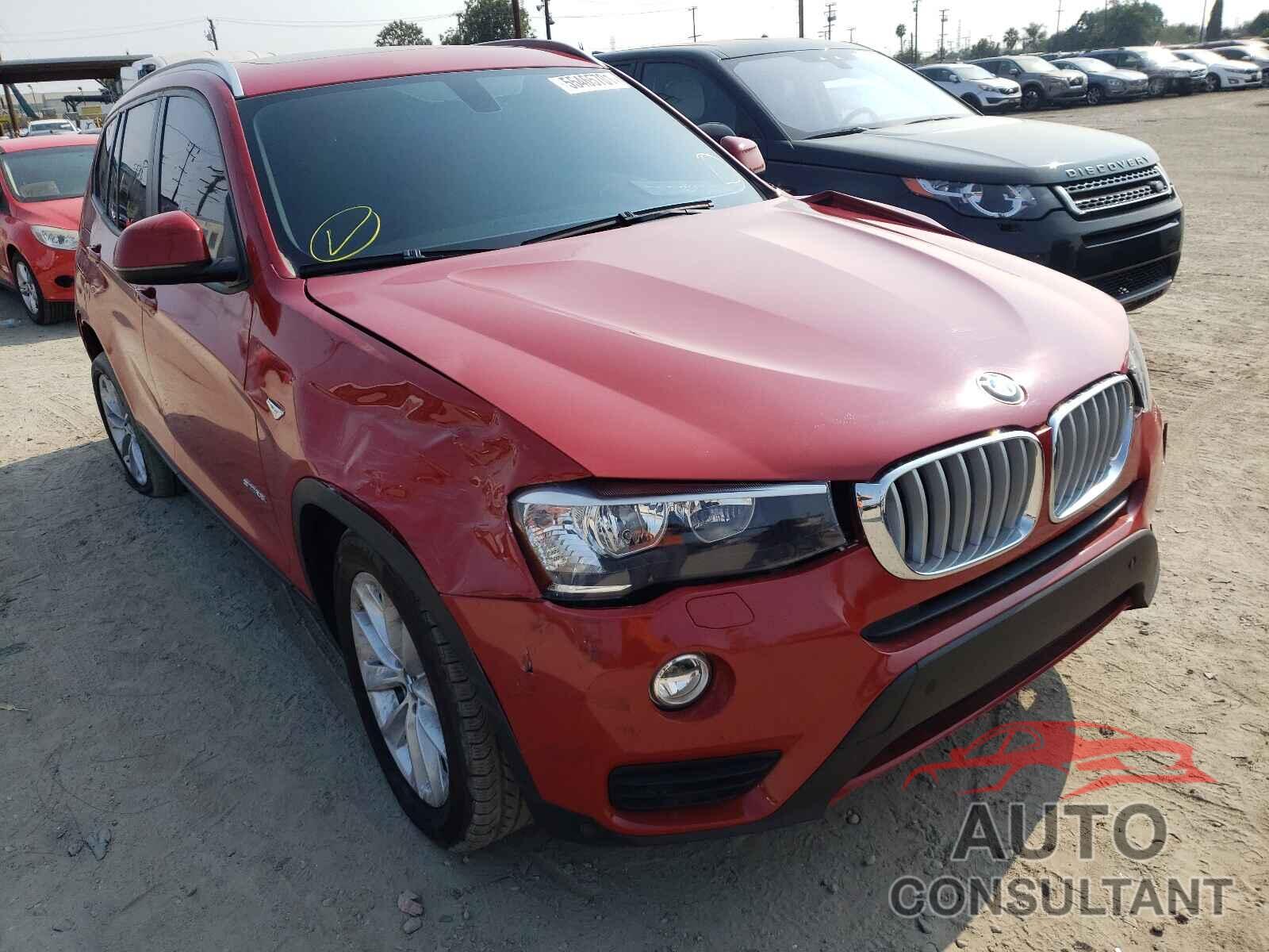 BMW X3 2017 - 5UXWZ7C36H0V92755