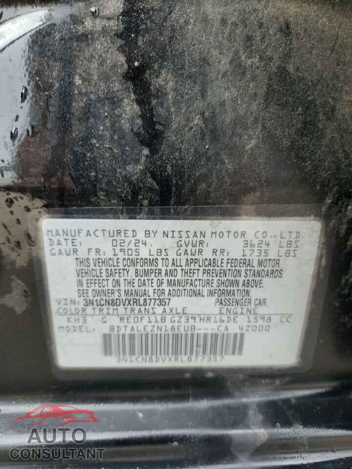 NISSAN VERSA 2024 - 3N1CN8DVXRL877357