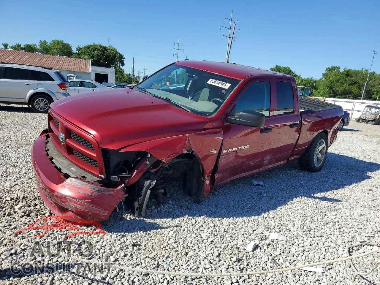 DODGE RAM 1500 2012 - 1C6RD7FT9CS194775