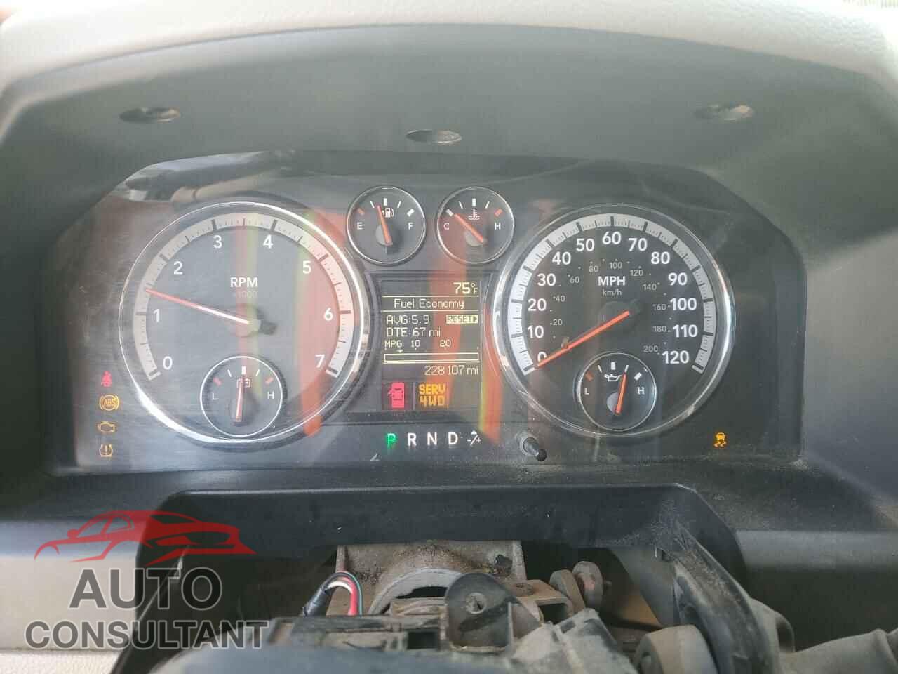 DODGE RAM 2500 2012 - 3C6TD5CT7CG114976