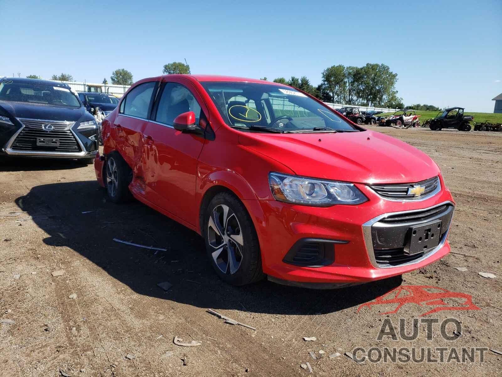 CHEVROLET SONIC 2017 - 1G1JF5SB4H4135560