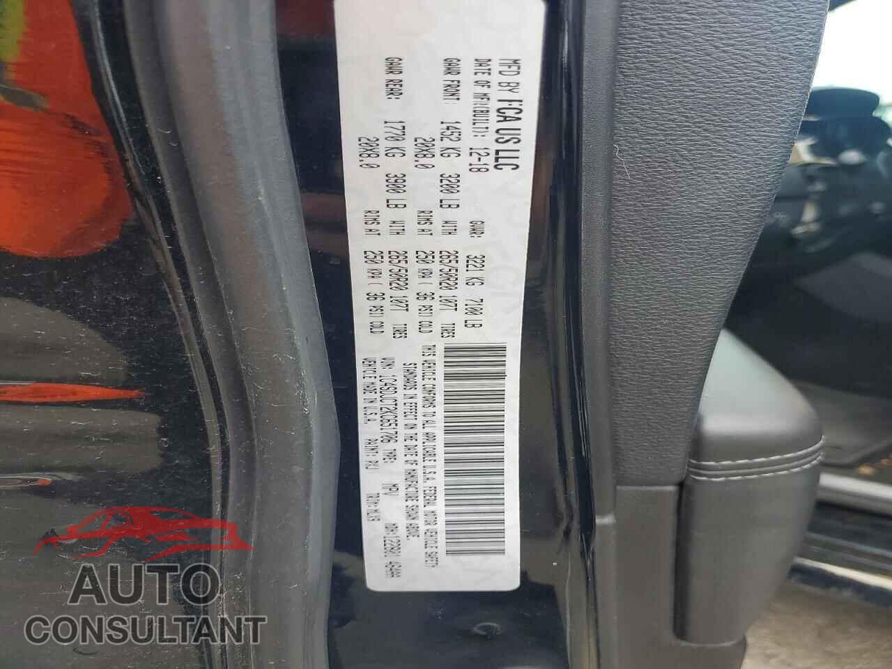 DODGE DURANGO 2019 - 1C4SDJCT2KC651706