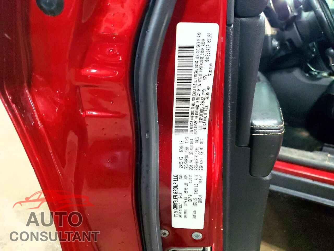 JEEP CHEROKEE 2014 - 1C4PJMDB1EW129402