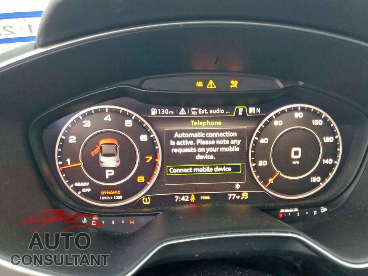 AUDI TT 2017 - TRUT5CFV0H1012695