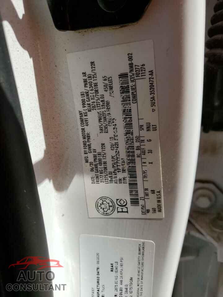 FORD F250 2020 - 1FT7W2BN2LED63473