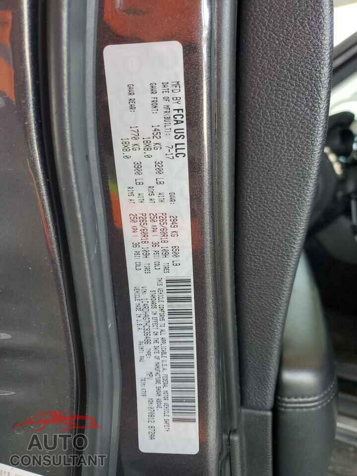 DODGE DURANGO 2017 - 1C4RDHAG7HC936486