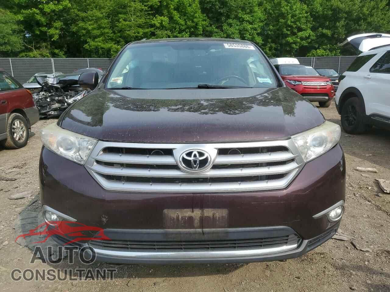 TOYOTA HIGHLANDER 2012 - 5TDDK3EH2CS116846