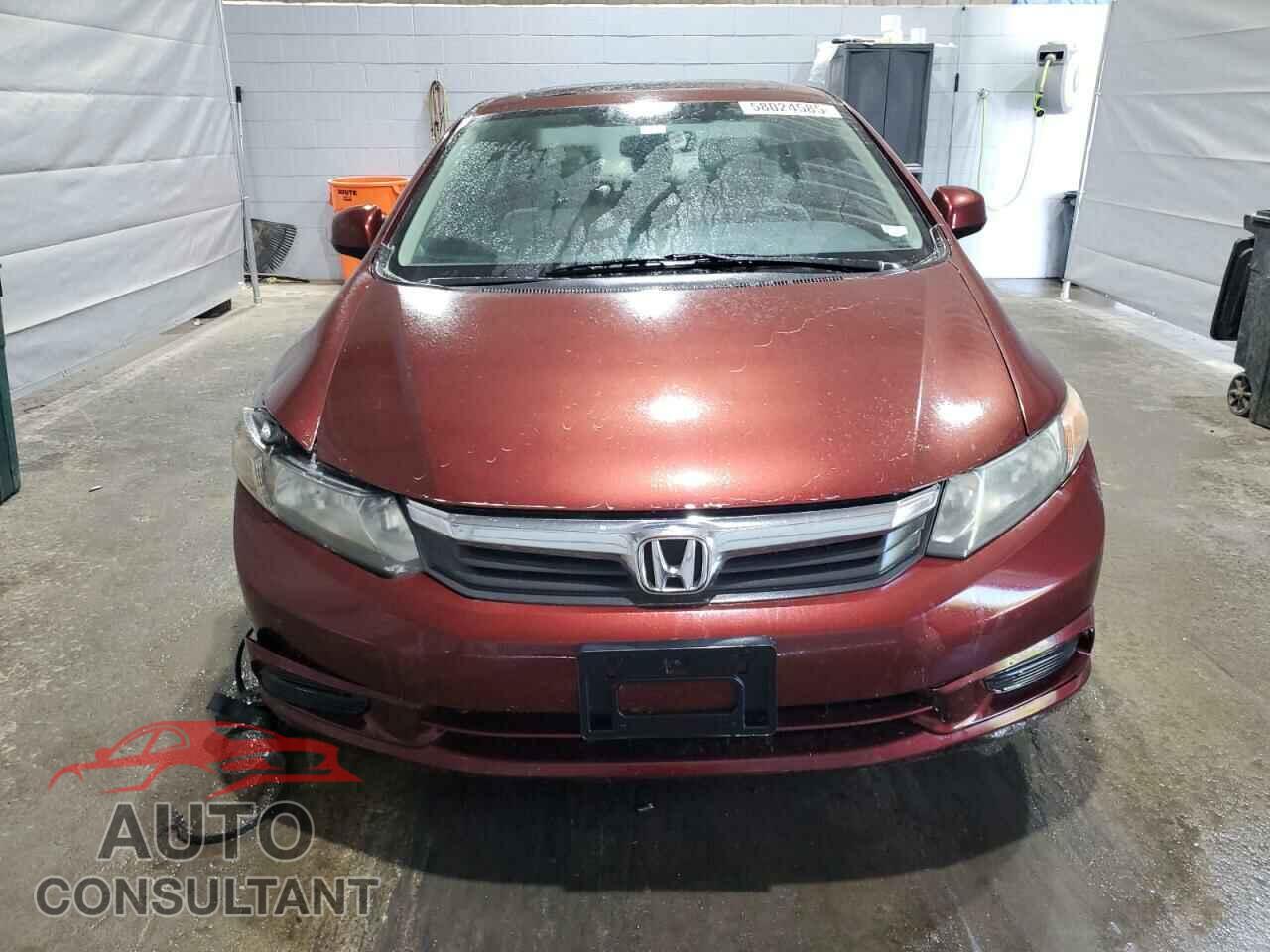 HONDA CIVIC 2012 - 19XFB2F85CE092988