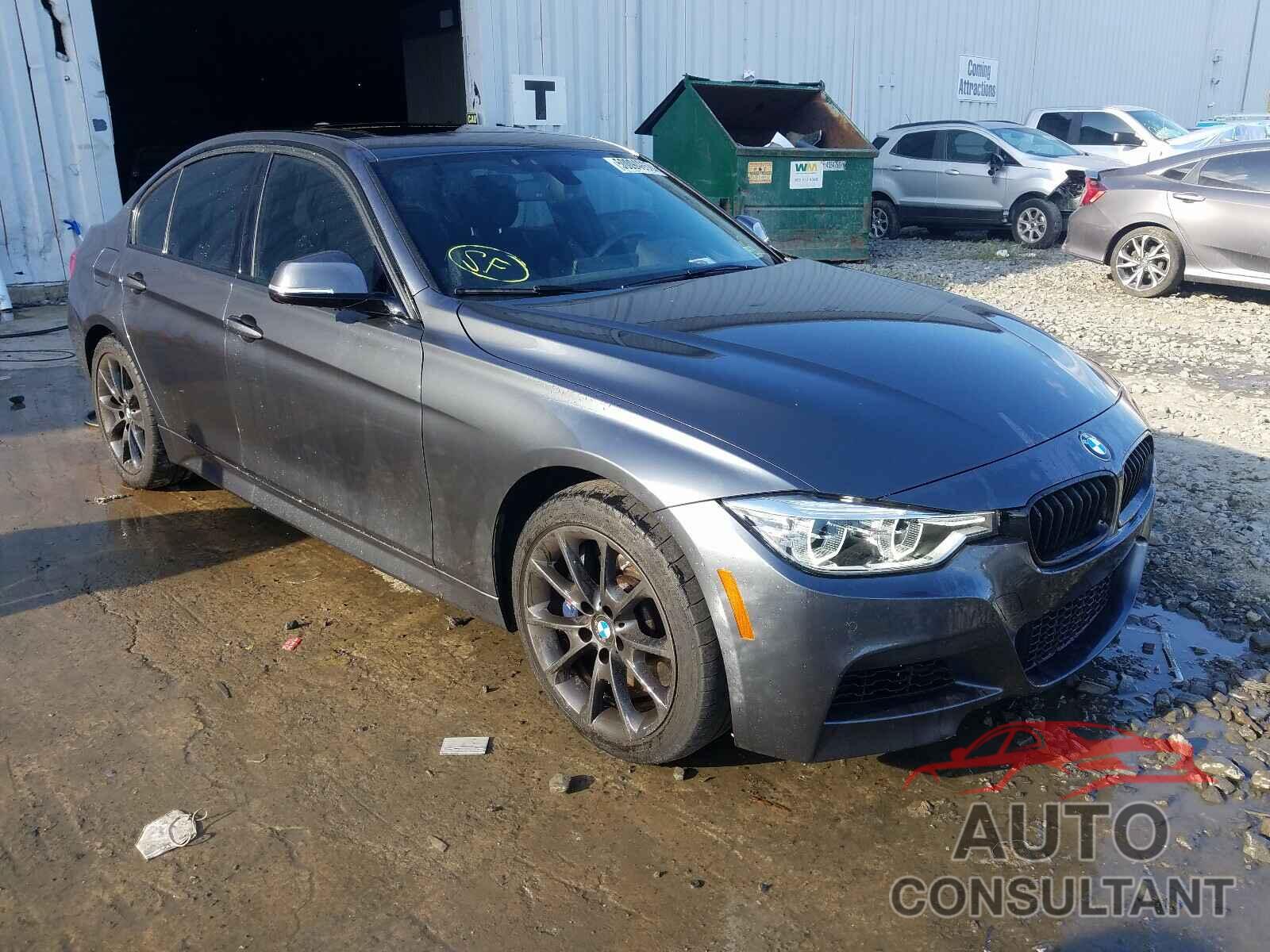 BMW 3 SERIES 2017 - WBA8B7G57HNU37125