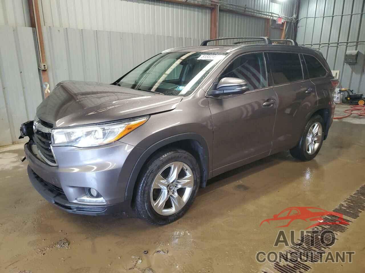 TOYOTA HIGHLANDER 2016 - 5TDDKRFH1GS264493