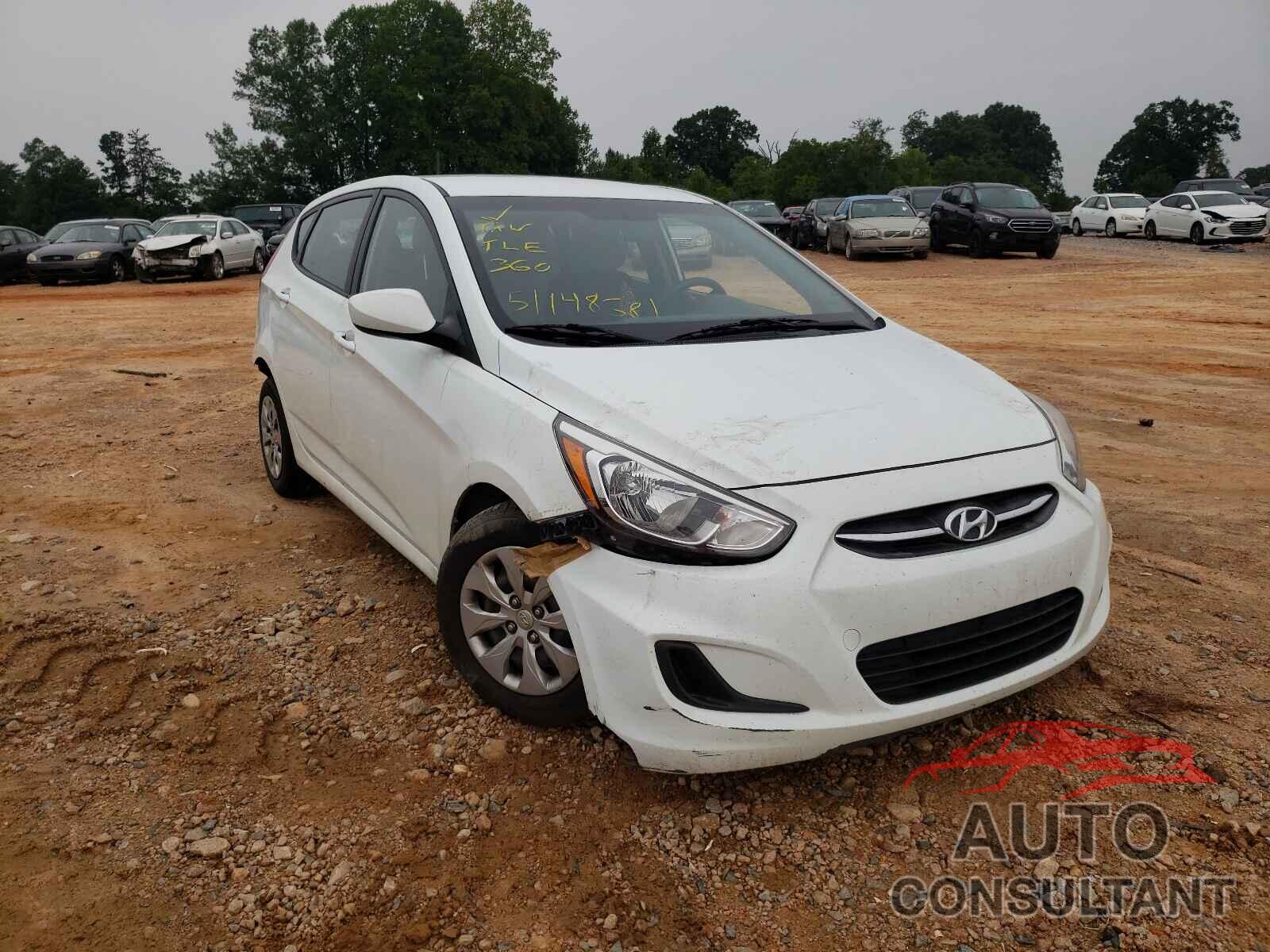 HYUNDAI ACCENT 2016 - KMHCT5AE8GU265050