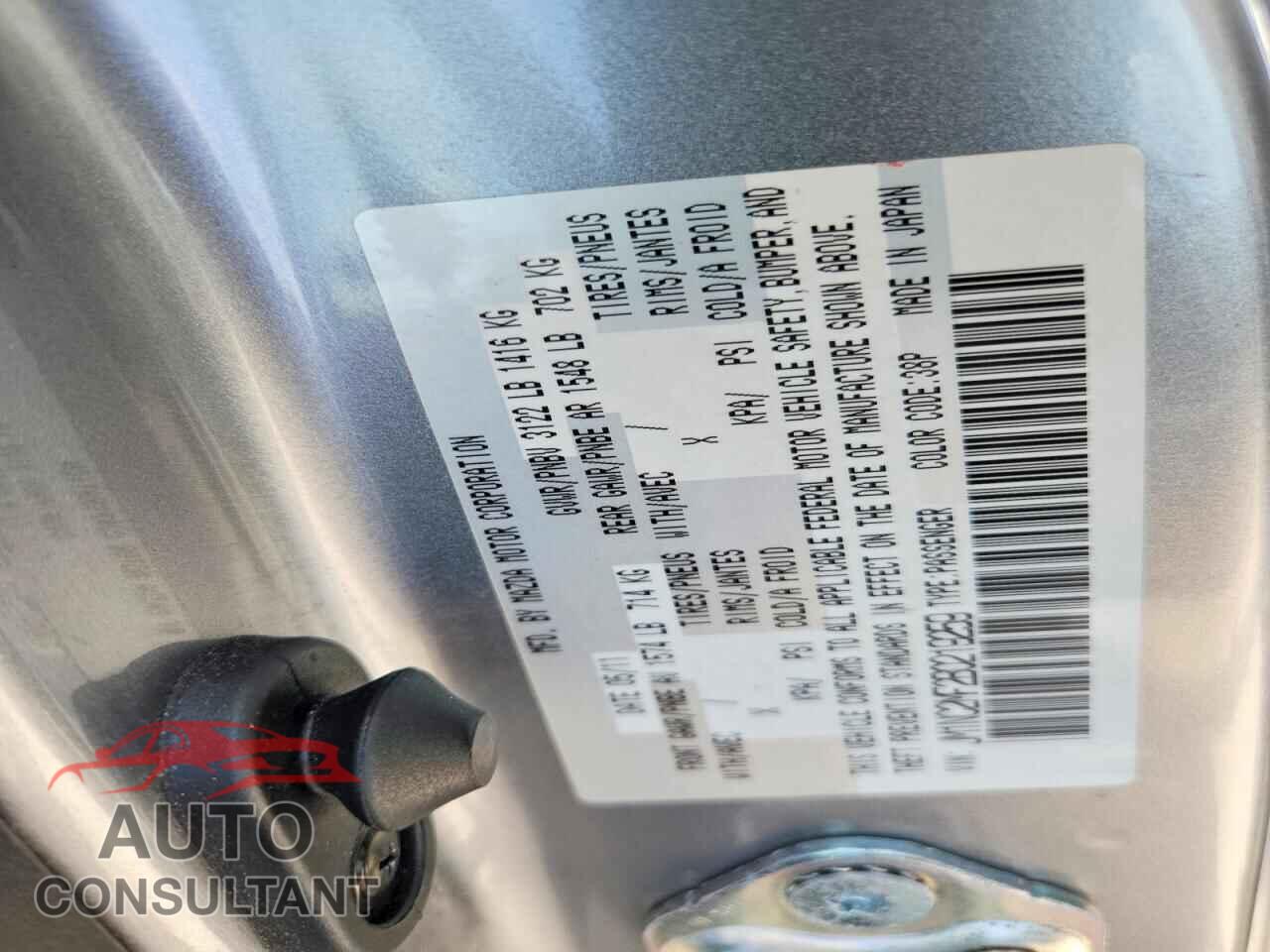 MAZDA MX5 2011 - JM1NC2MF2B0219259