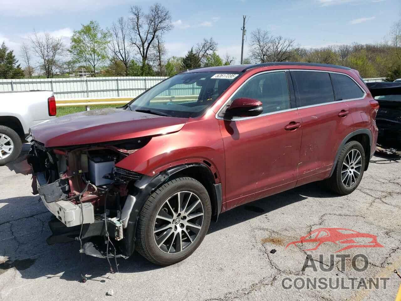 TOYOTA HIGHLANDER 2018 - 5TDJZRFH9JS551893